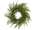 Bring the delight of a green woodland into your own home with this stunning. Artfully crafted with an overloaded abundance of leaves, natural twigs and reinforced with metal wire, this beautiful wreath is ideal for year-round use. You can add your own seasonal decor to change the look during the holidays. Ideal as a house warming gift for friends, family or that special someone, this stunning wreath is also perfect for accenting your own unique style of decor in your home. Intended for indoor use only, you'