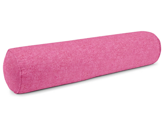 Classic hot pink chenille bolster pillow

Decorative bolster pillows are the best way to elevate your space. This pillow is reversible with same fabric on both sides. It includes a hidden zipper for easy cover removal and cleaning. Each pillow comes with a feather down insert.

This pillow is proudly made in the USA. 

Materials:
Velvet/chenille blend, feather down insert

Dimensions:
8