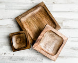 Mango wood tray set, JaBella Designs