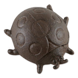 Decorative cast iron metal ladybug key holder
