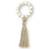 Add casual charm to your dining table with these pretty napkin rings. Each one is made of terracotta and accented with a neutral brown jute tassel. They would go great with neutral home decor or colorful. The possibilities are endless!

These napkin rings are sold individually, as well as in lots of four, lots of six, lots of 12, and lots of 20.
