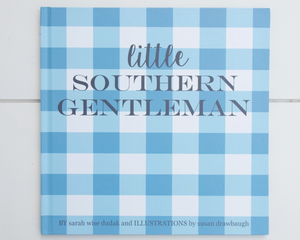 'Little Southern Gentleman' book

This adorable book is perfect for your favorite Southern gentleman. Featuring a little boy and her friends, this book is designed to help our boys be respectful, be Christ-like, be thankful for, be humble, be mindful of, be brave, and to be a Southern gentleman. This book makes for a great baby shower gift.
