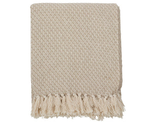 Neutral beige throw blanket

Super soft, this throw blanket is suitable for any bed or sofa. It's perfect to cozy up in front of the fire on cold nights, but it also adds a lovely decorative touch to your room. It's lightweight and easy to pack, which makes it a great travel blanket too, so you can easily take it with you on a plane or car ride.&nbsp;

Materials:
Polyester

Dimensions:
50" wide x 60" long