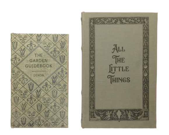 These enchanting book storage boxes come as a charming set of two: 