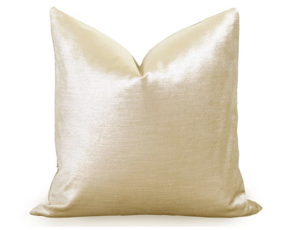 pale gold throw pillow
