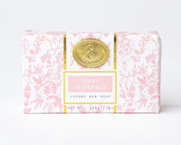 Luxurious peony grapefruit hand & body lotion

Introducing our luxurious bar soap in a captivating peony grapefruit fragrance. This soap features a delightful blend of fresh grapefruit, jasmine, and blooming peony notes. This soap transports you to a world of refreshing indulgence! And given its gorgeous pink floral toile packaging, it makes an elegant addition to your space.

Ingredients:
Sodium palmate, Sodium palm kernelate, Water, tetrasodium EDTA, 
fragrance, glycerin, sodium chloride
