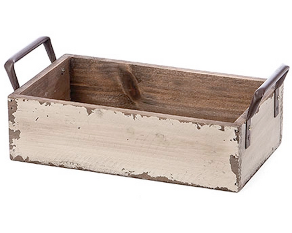 Rectangular wood tray with metal handles

This tray is the perfect addition to your kitchen and tabletop accessories. As part of our wide-ranging product line, this tray is backed by quality and expertise. Enjoy the blend of practicality and style it offers for your home living needs.

Materials:
Wood, metal

Dimensions:
5 1/2