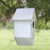 White birdhouse for the garden, JaBella Designs