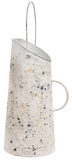Our distressed metal flower bucket is a tall, metal container with a unique design. The rustic patina and textured finish enhance the vintage appearance of this oversized pitcher. Use it to hold faux florals for an eye-catching centerpiece or simply display as a standalone farmhouse accent.&nbsp;

Materials:
Metal

Dimensions:
7 1/2" diameter x 15 1/2" high

This item is for decorative purposes only. It is not food safe.