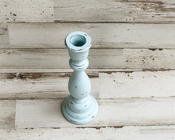 If you’re looking for farmhouse dining table decorations or fireplace mantel decor, look no further! This wooden candlestick complement almost any home or dining room decor, including coastal farmhouse. Place several of these candle holders in a group on a dining room table for centerpiece or on a mantel in a living room for a vintage-inspired candlescape. This candlestick also make for a great gift. The possibilities are endless! 