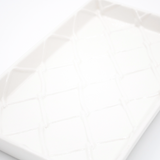 white soap dish