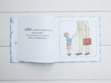 'Little Southern Gentleman' book

This adorable book is perfect for your favorite Southern gentleman. Featuring a little boy and her friends, this book is designed to help our boys be respectful, be Christ-like, be thankful for, be humble, be mindful of, be brave, and to be a Southern gentleman. This book makes for a great baby shower gift.
