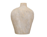 Textured vase on a white background