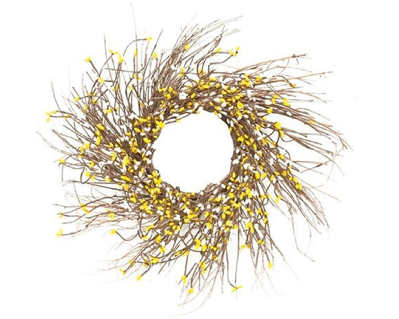 Yellow & cream natural 16