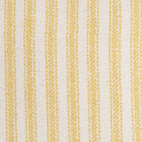 Textured fabric with yellow and beige vertical stripes