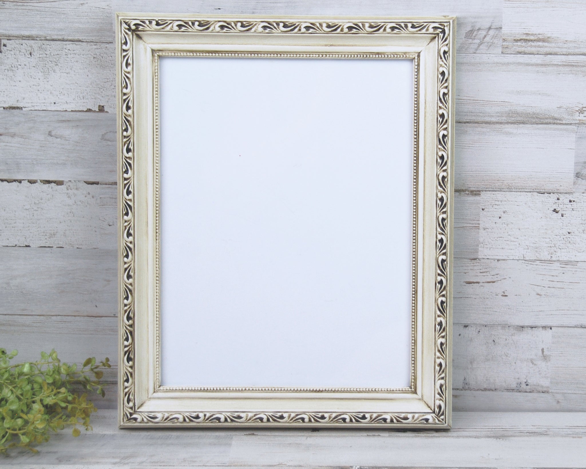 12x16 Wedding White Picture Frame, Cottage Chic Wall Ornate Photo