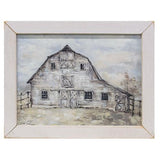 Framed country farmhouse barn artwork
