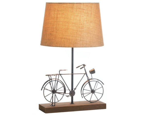 Unique brown old-fashion bicycle lamp