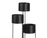 Black plant stand, Urn planters, Round black pots for plants, Patio and porch planters, Fall home decor, Modern farmhouse, JaBella Designs