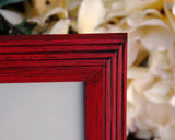 Red picture frames, Barn red 8x10 photo frames, Wood wall frames, Wall gallery frames, Country living, Southern style decor, JaBella Designs, Murfreesboro