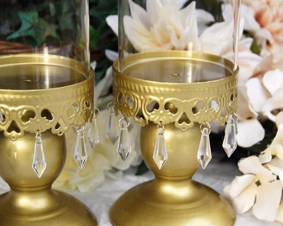 Gold Candle Holders, Candle Holders, Candle Holder, Candleholders, Beaded, Ornate, Glass, Metal, Candle Centerpiece, Table Centerpieces, Wedding Decor, Home Decor, Cottage Chic, Boho Chic, Traditional, Party Decorations, JaBella Designs, Etsy