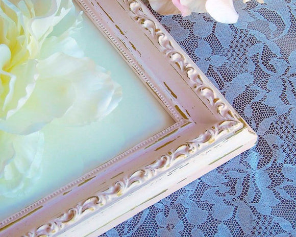 PInk gold, Pink, Gold, PInk and gold picture frames, Pink nursery decor, Pink nursery frames, Photo frames, Ornate picture frames, Princess nursery decor, Farmhouse chic decor, Cottage chic, Shabby chic