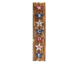 Patriotice, Welcome, Sign, Stars, Fourth of July, Americana, Red, White, Blue, JaBella Designs, Seasonal, Decorations, Home Decor